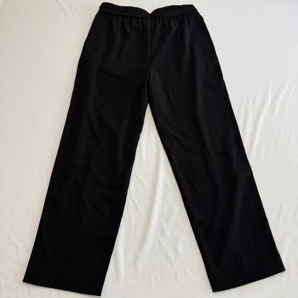 NWT Express High Waisted Seamed Ankle Jogger Pants Women Medium Black Lightweigh - Picture 5 of 10